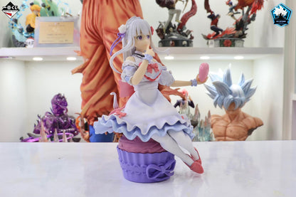 Re:Zero Emilia “ Sweet Happy Life Ver. “ Figure By Bandai