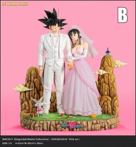 Goku & Chichi Wedding 1/4 Resin statue By FIGURE CLASS