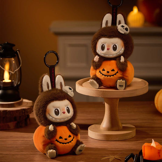 Labubu Pumpkin Happy Halloween Party Vinyl Plush