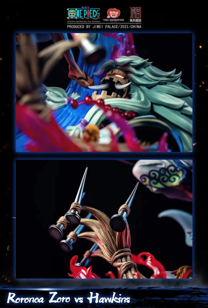 One Piece Roronoa Zoro VS Hawkins 1/4 Resin Statue By Jimei Palace