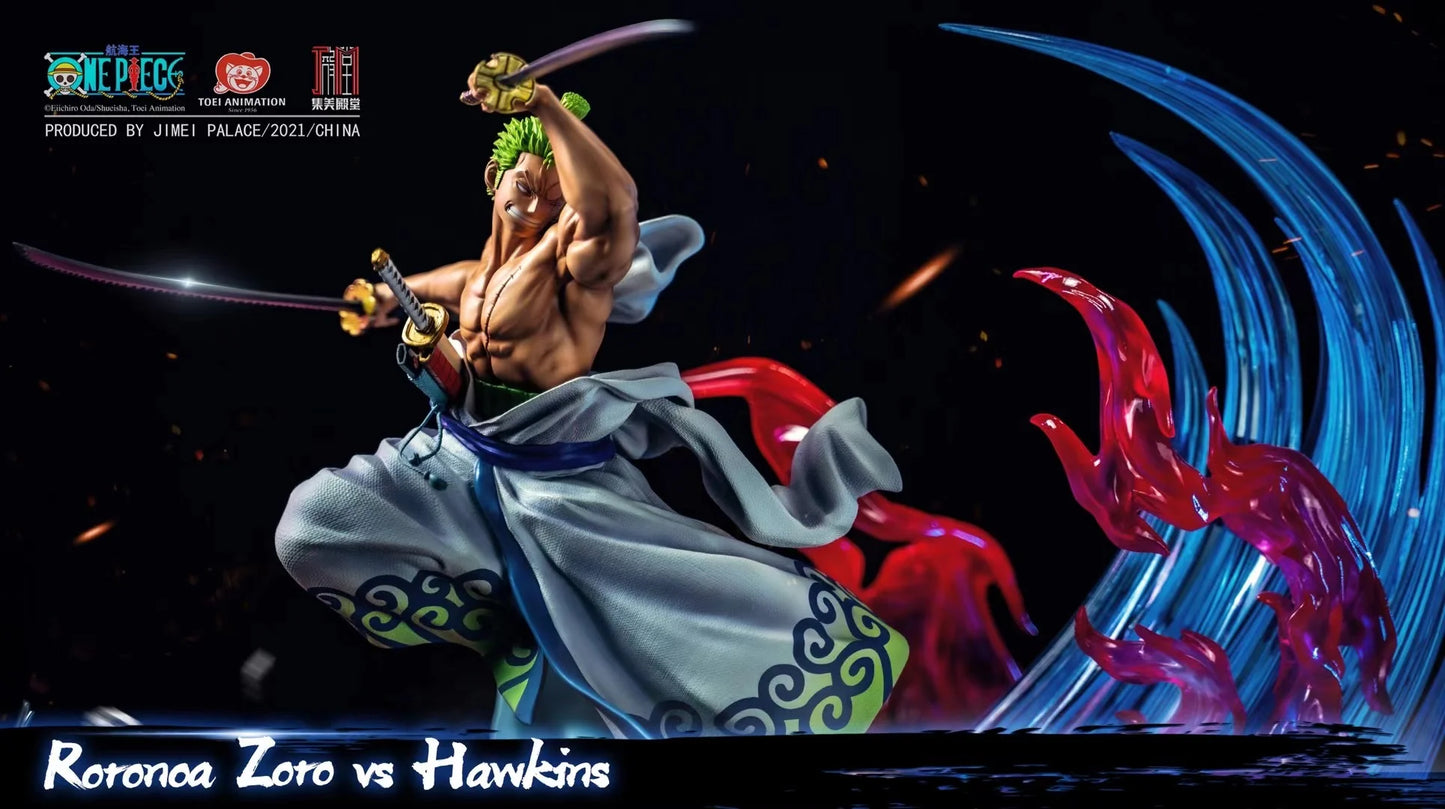 One Piece Roronoa Zoro VS Hawkins 1/4 Resin Statue By Jimei Palace